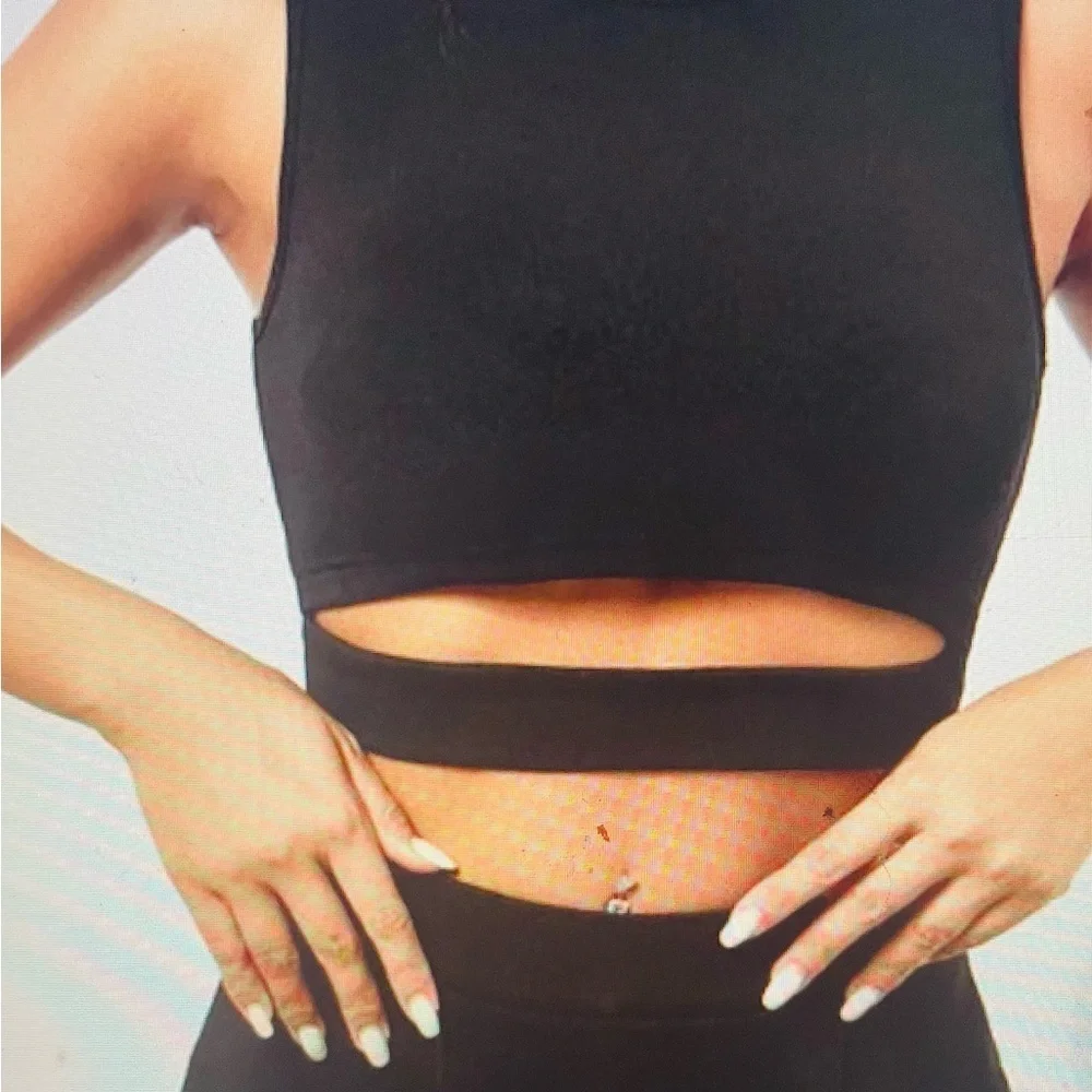 Suit 'Em up Black high waisted ready to wear two piece skort